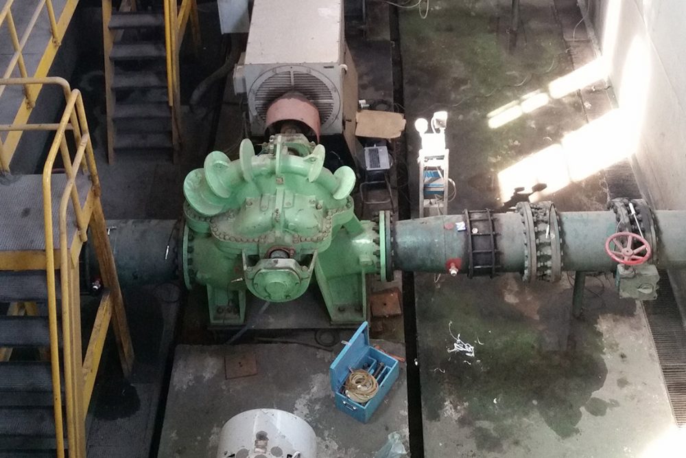 Pump station efficiency testing in Brazil